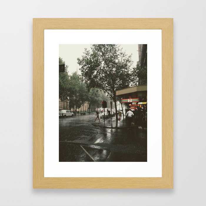 Summer Rain Framed Art Print