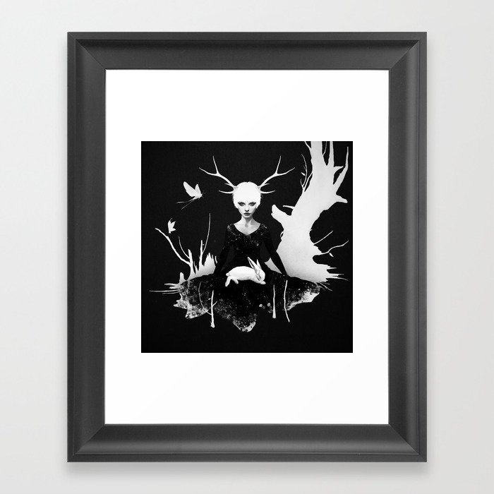 Space Within Framed Art Print
