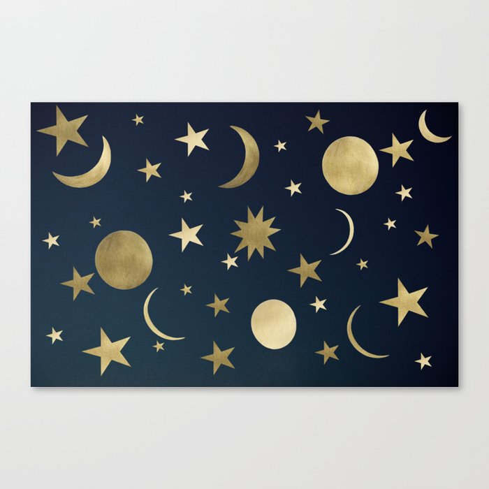 Starry Night #1 #decor #art #society6 Canvas Print
