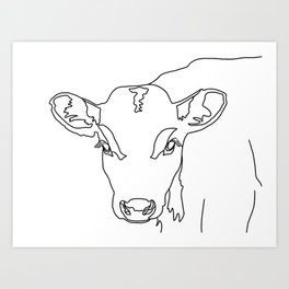 Cow Art Print