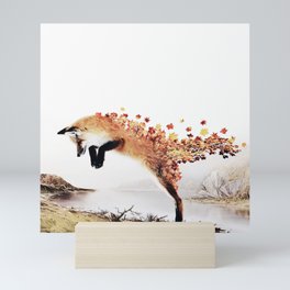 Autumn Fox Mini Art Print