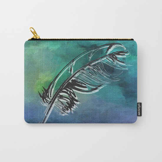 Flying Feather Carry-All Pouch