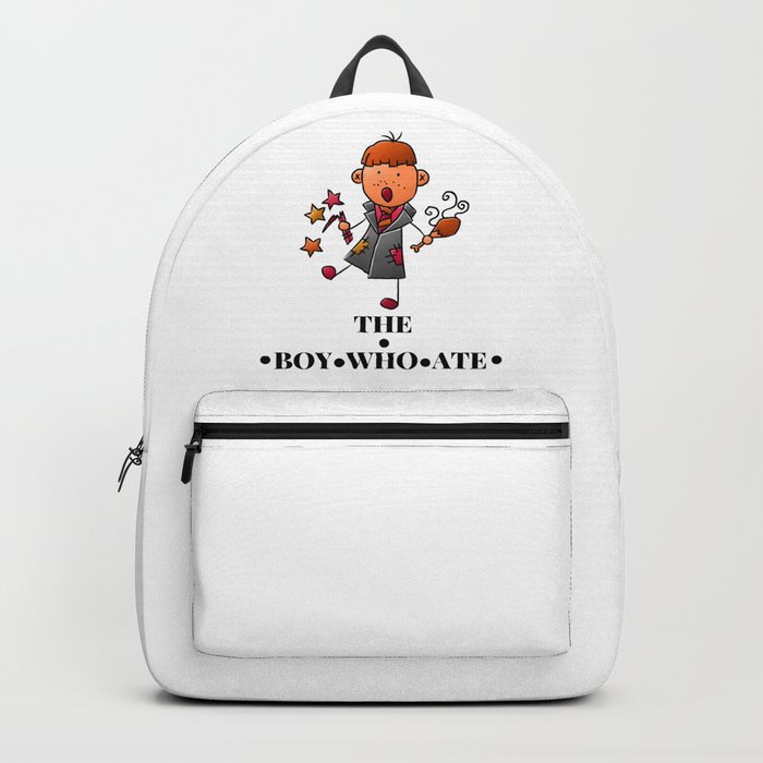 The Boy Who Ate Ron Weasley Backpack by Jon Grin Society6