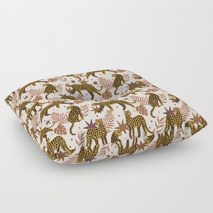 Jungle Cheetah - Neutrals Floor Pillow