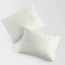 Minimal Arch II Natural Off White Modern Geometric Lines Pillow Sham