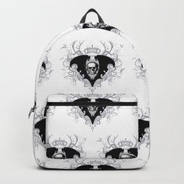Lair of Voltaire Winter Palace Crest - Tiled Backpack | Winterpalace, Bats, Vampire, Voltaire, Monsters, Skulls, Goth, Gothic, Skull, Drawing 