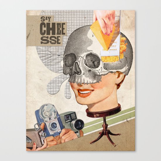 Artificial smiles Canvas Print