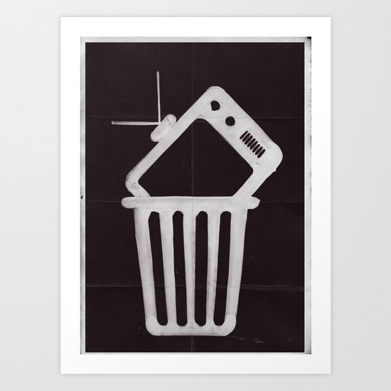 Goodbye TV Art Print