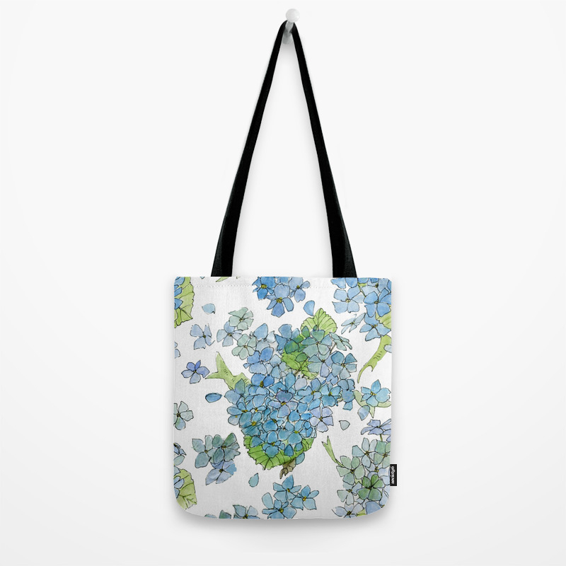Hydrangea Flowers Beautiful Custom Lapotp Sleeves Bags 13 Art Printing Twin Sides 