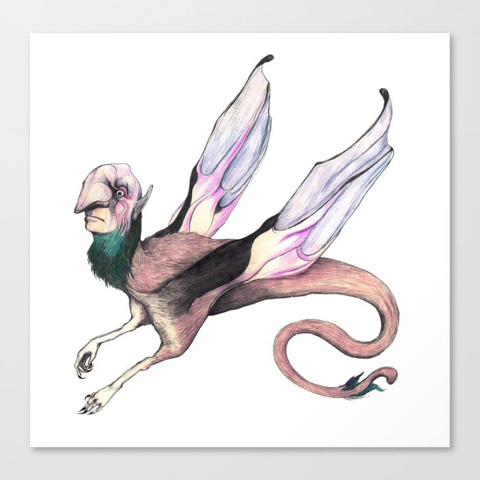 Winged Beast Canvas Print