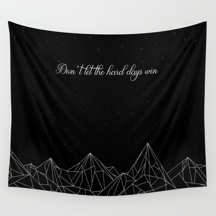 ACOTAR Don't let the hard days win Wall Tapestry