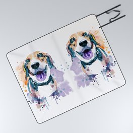 Sweet Beagle Picnic Blanket