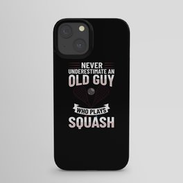 Squash Sport Game Ball Racket Court Player iPhone Case