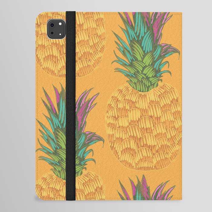 Pineapple pattern iPad Folio Case