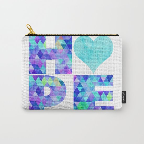 Hope Word Art Carry-All Pouch