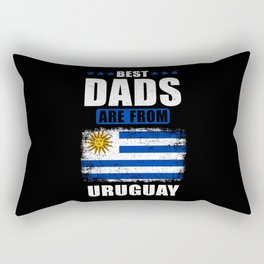 Best Dads are From Uruguay Rectangular Pillow