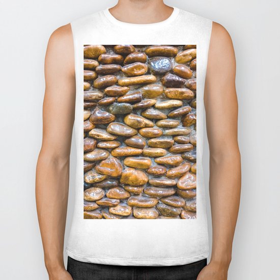 Texture on the wall Biker Tank