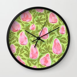 Summer Rose Apple : Jambu Air Wall Clock