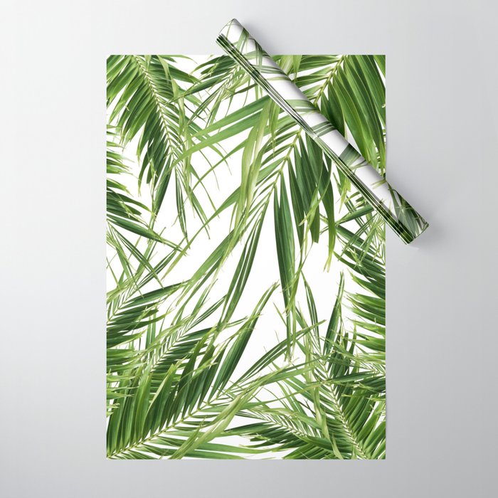 Palm Leaves Jungle - Cali Summer Vibes #1 #tropical #decor #art #society6 Wrapping Paper