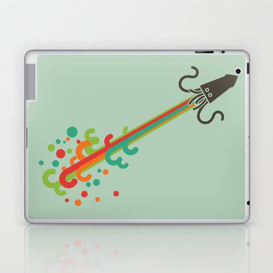 Kraken time Laptop & iPad Skin