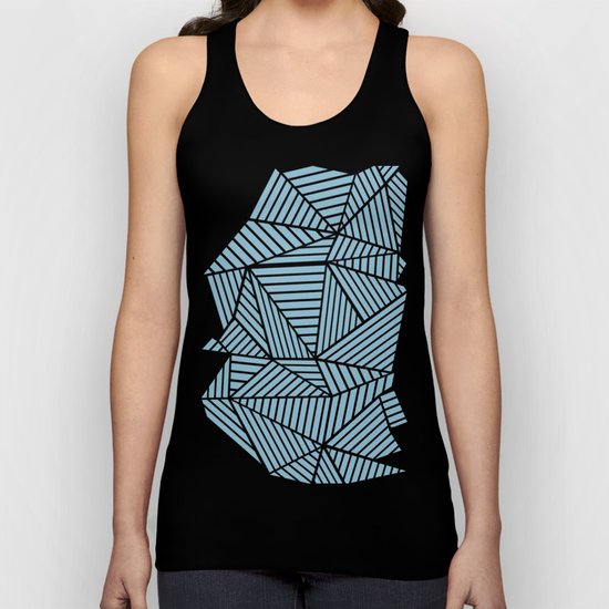 Ab Lines Sky Blue Unisex Tank Top