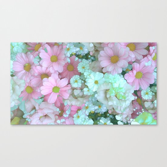Flower Sorbet Canvas Print