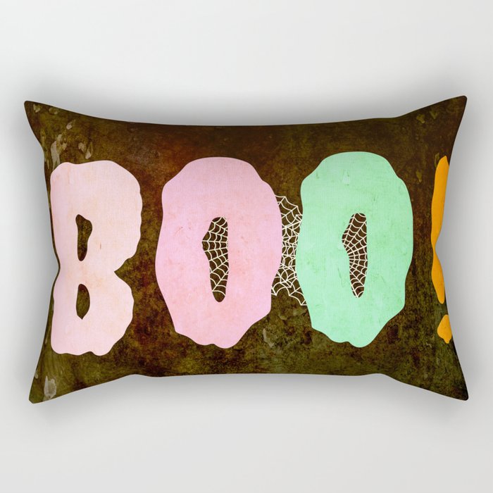 Boo #Halloween #spooky #fun Rectangular Pillow
