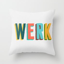 Werk Throw Pillow
