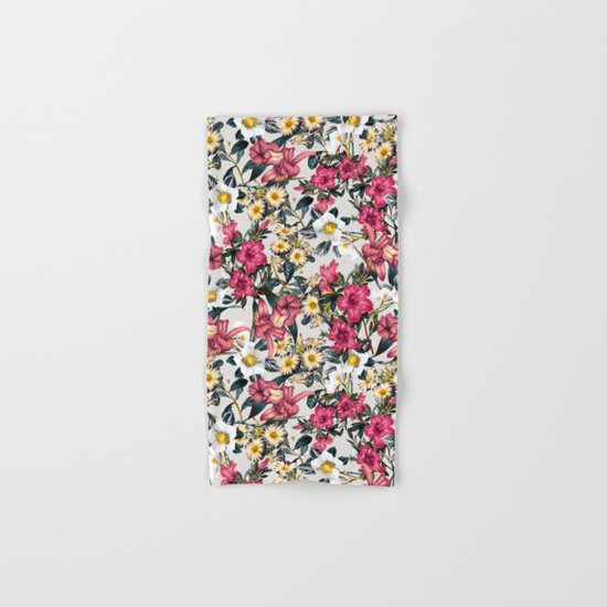 CLASSIC FLORAL PATTERN II Hand & Bath Towel