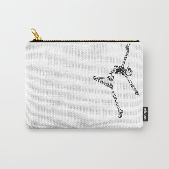 Ballet Skeleton Carry-All Pouch