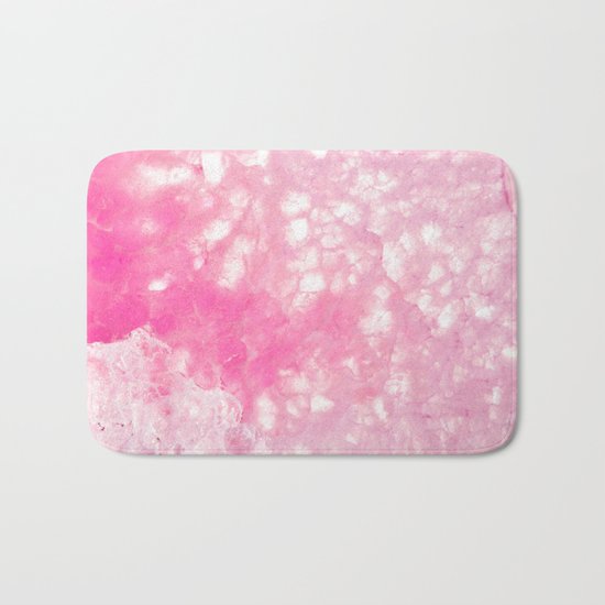 Pink Ice Bath Mat