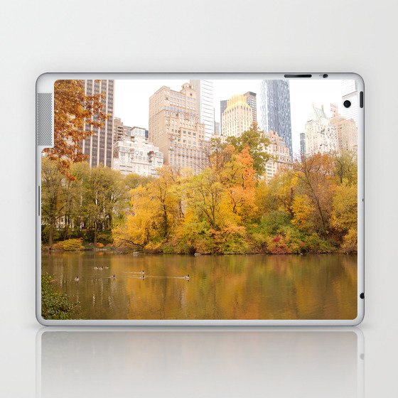 Autumn in Central Park Laptop & iPad Skin
