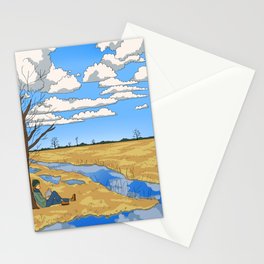 Reading in the wild Stationery Cards