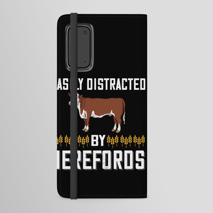 Hereford Cow Cattle Bull Beef Farm Android Wallet Case
