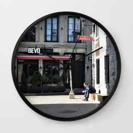 Montreal Alley Wall Clock