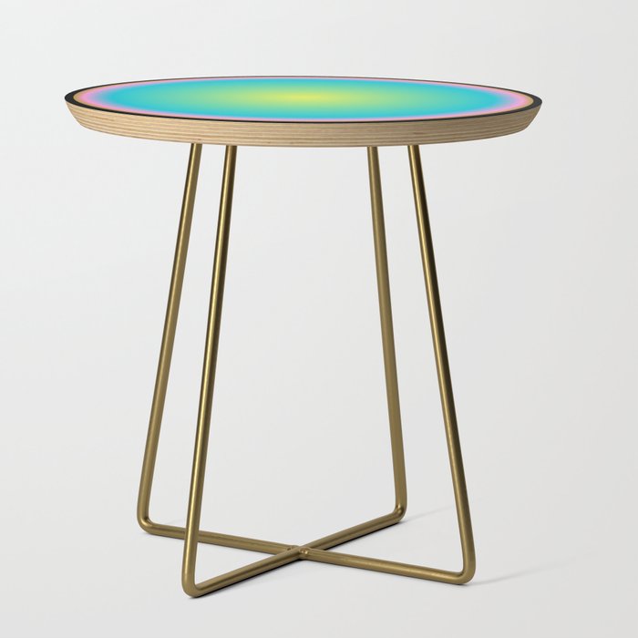 Space Gradient in Turquoise Side Table