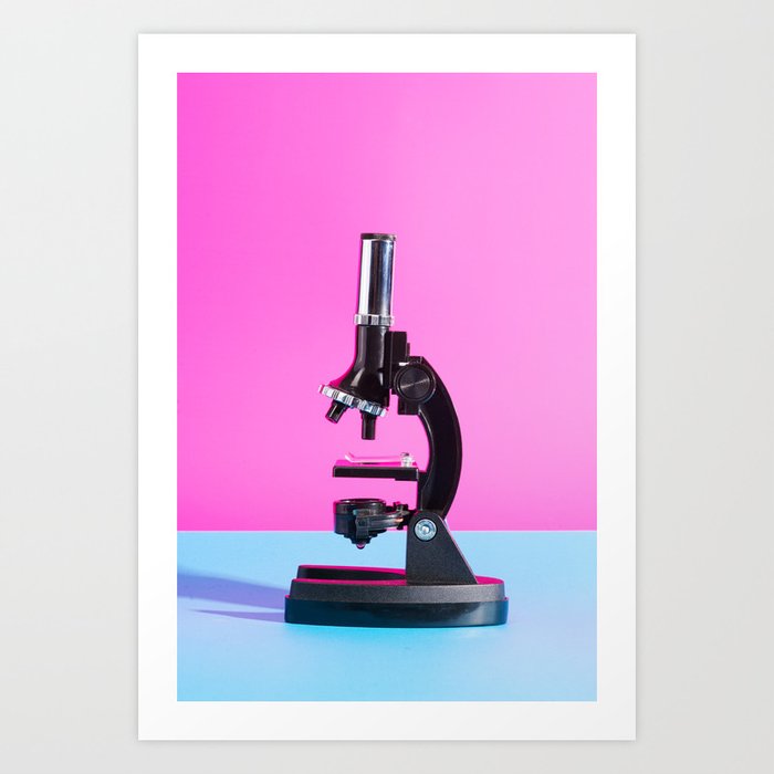 Portrait of a Microscope Art Print