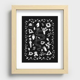 Snakes & Pandas Recessed Framed Print