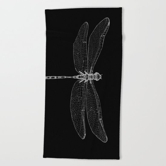 Night Flyer Beach Towel