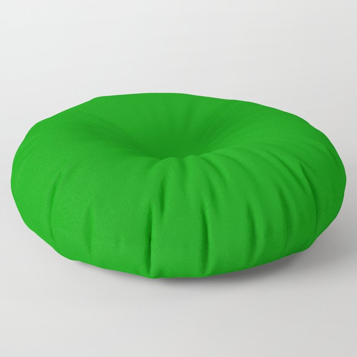 Islamic Green - solid color Floor Pillow