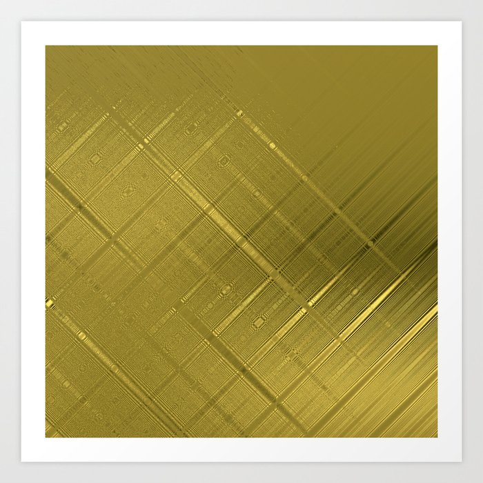 Diagonal Shimmer Streaks Art Print