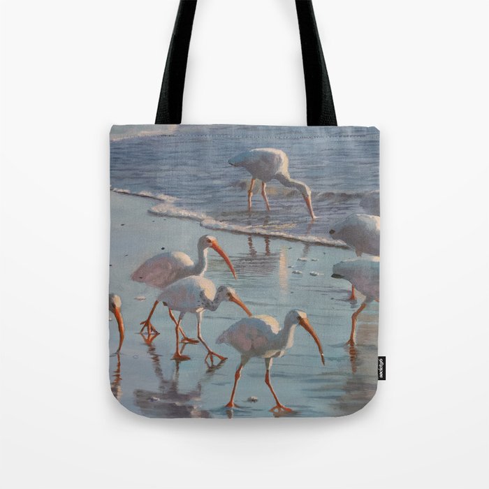 Cocoa Beach Ibises Tote Bag