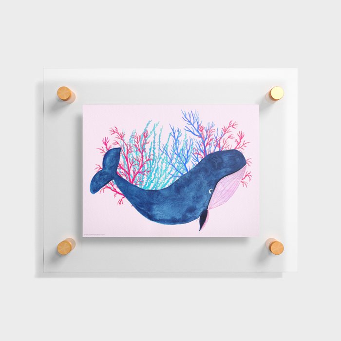 Whale Floating Acrylic Print