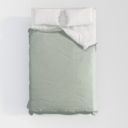 Light Sage Green Solid Comforter