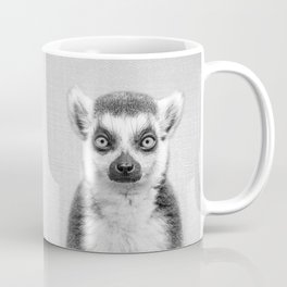 Lemur 2 - Black & White Mug