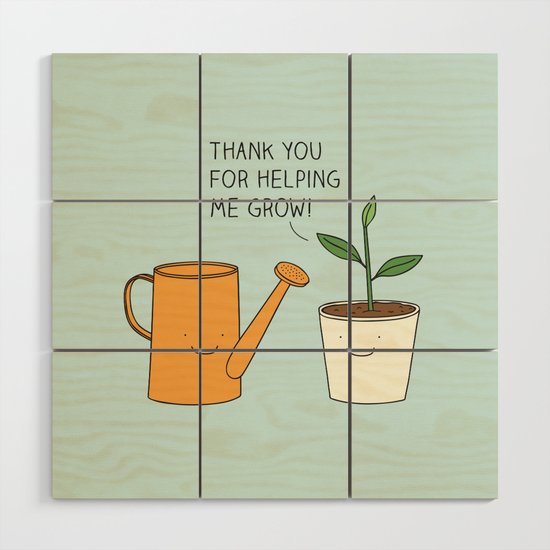 Society6 Thank You for Helping Me Grow by Milkyprint on Rectangular Pillow Medium 20 x 14 