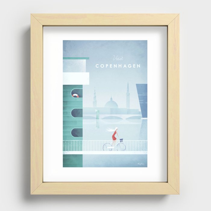 Copenhagen Recessed Framed Print