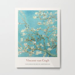 Vincent Van Gogh Almond Blossom 1890 Art Exhibition Print Metal Print