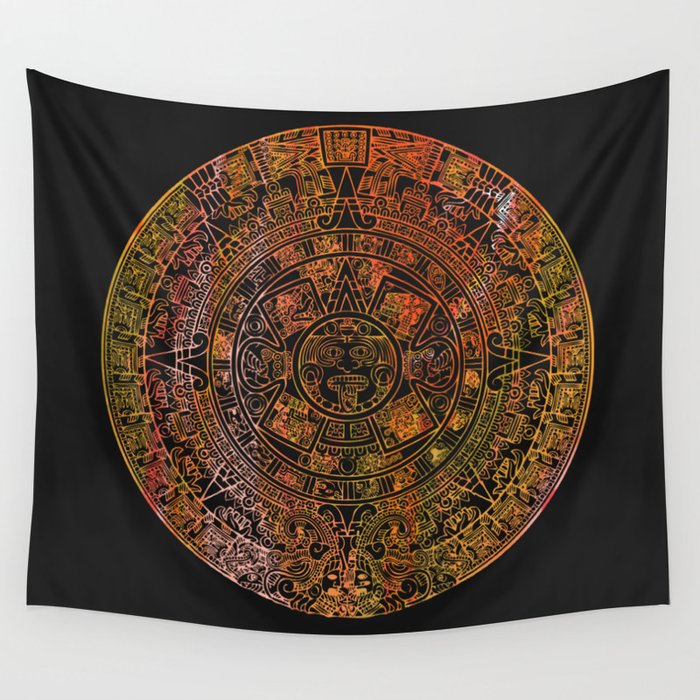 Mayan calendar tapestry outlet