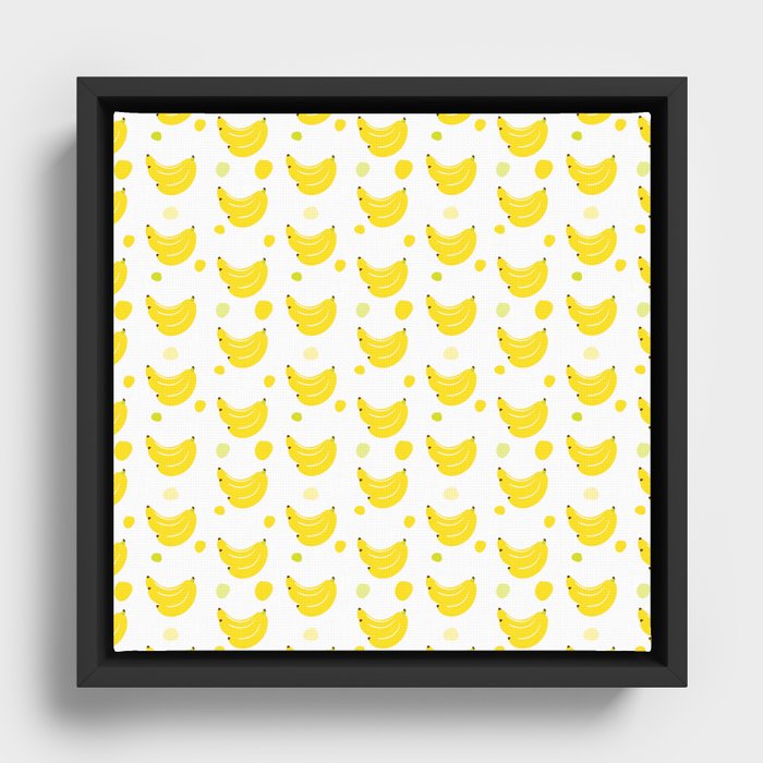 Bananas Bananas Framed Canvas